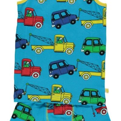 Underwear Boy. Cars Ocean Blue