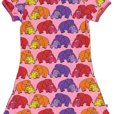 Dress SS. Elephant Sea pink