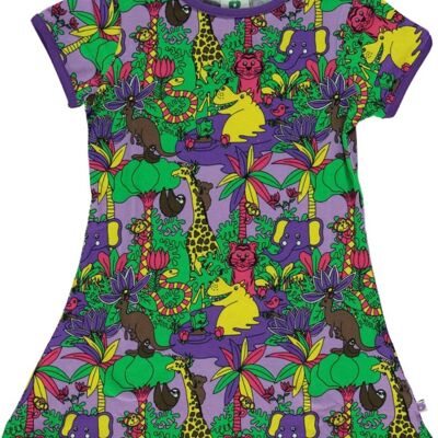 Dress SS. Jungle Viola