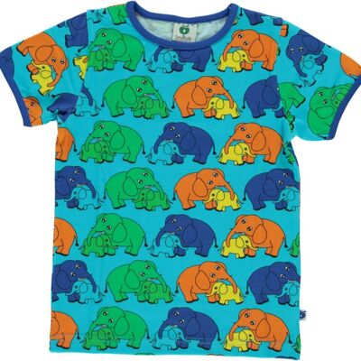 T-shirt SS. Elephant Blue Atoll