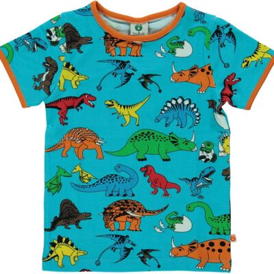 T-shirt SS. Dinosaur Blue Atoll