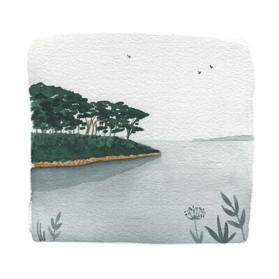 Giclée Print - Cloudy Lake