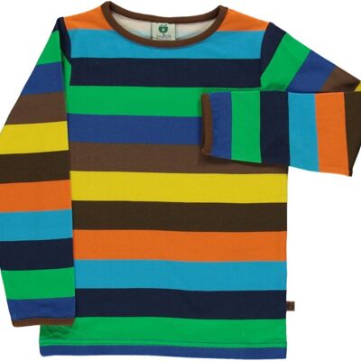 T-shirt LS. Stripes Blue Lolite