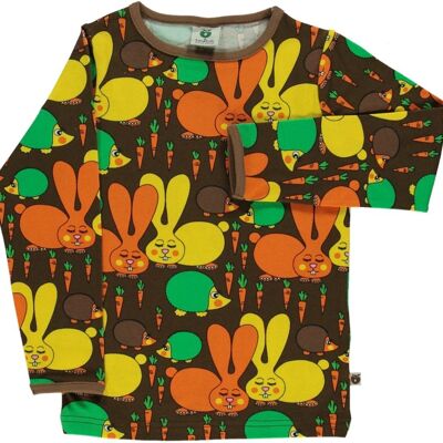 T-shirt LS. Rabbit & Hedgehog Bison