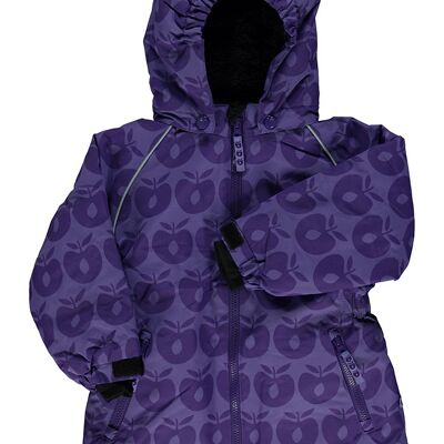 Winter Jacket. Girl. Apple Purple Heart