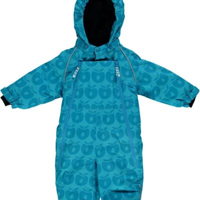 Snowsuit, 2 zipper. Apple Blue Atoll