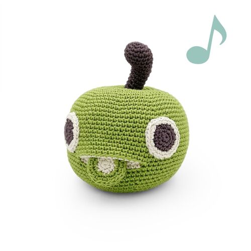 RINGO APPLE - BOITE À MUSIQUE EN COTON BIO