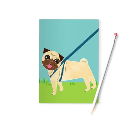 Pug Dog A6 Notebook