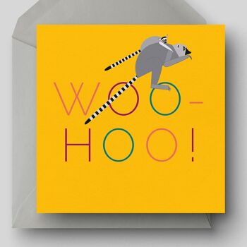 Woo Hoo! Carte de voeux écologique 1