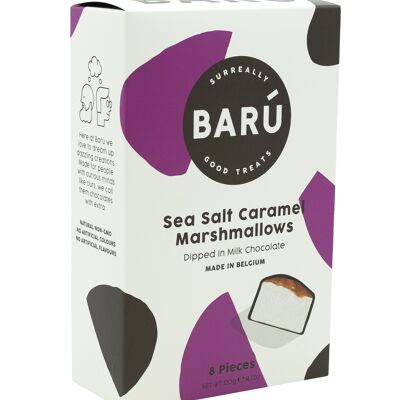 Milk Chocolate & Sea Salt Caramel Marshmallows 120g / 8pcs