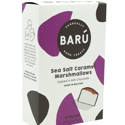 Milk Chocolate & Sea Salt Caramel Marshmallows 120g/8pcs