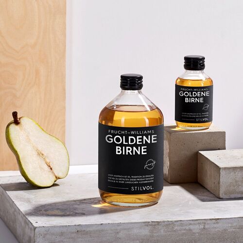 Frucht-Williams Goldene Birne 36% Vol. — Schnaps mit eingelegter Birne von STILVOL.