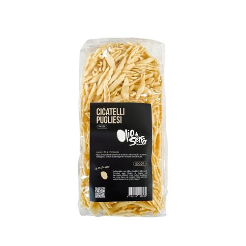 Pâtes à la semoule de blé dur - Cicatelli pugliesi (500g)