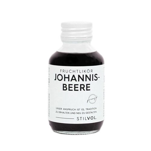 Johannisbeere Fruchtlikör 20% Vol. – 100ml Likör — STILVOL. Spirituosen