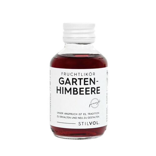 Himbeerlikör 19% Vol. – 100ml Gartenhimbeere Likör — STILVOL. Spirituosen