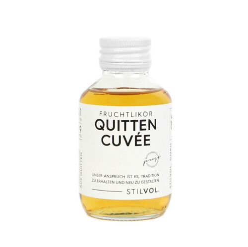 Quitten Cuvée Likör 19% Vol. – 100ml Quittenlikör — STILVOL. Spirituosen