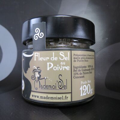 FLEUR DE SEL AU POIVRE 120g