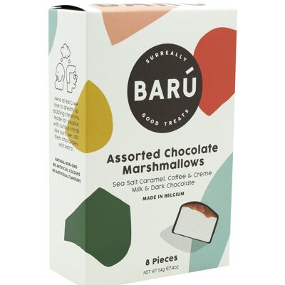 Verschiedene Schokoladen-Marshmallows 114 g / 8 Stück
