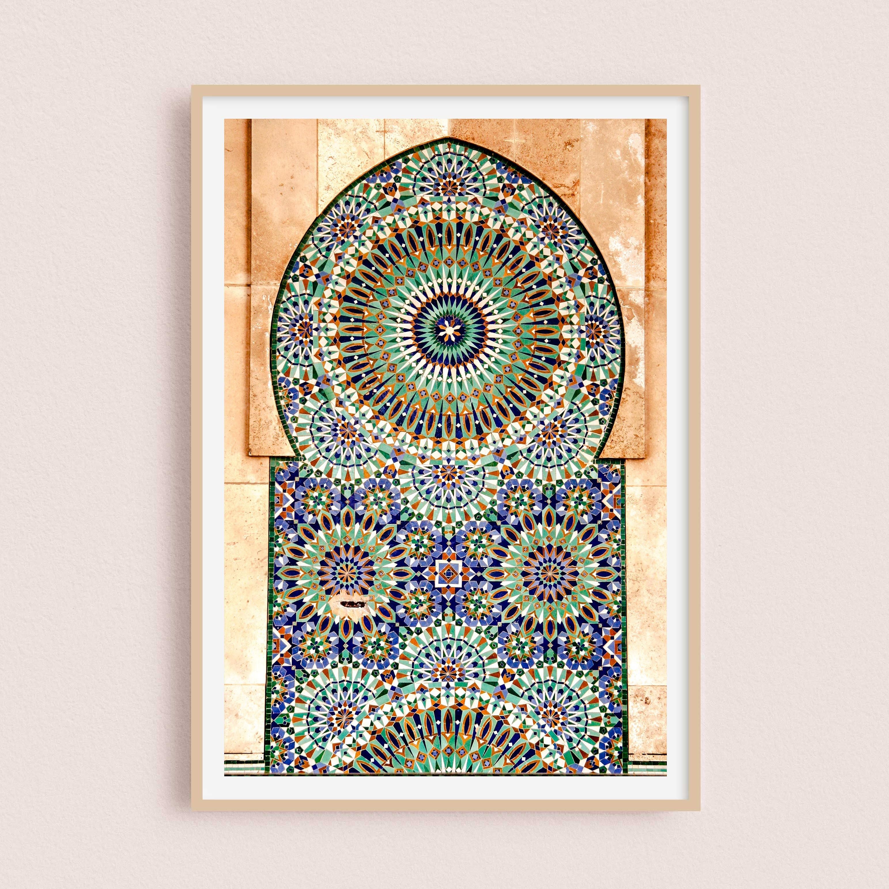 Poster / Fotografia - Zellige | Casablanca Marocco 30x40cm
