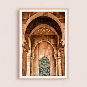 Affiche / Photographie - Mosquée Hassan II | Casablanca Maroc 30x40cm 1