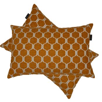 Coussin décoratif orange Honey Bee Orange 40x60 4