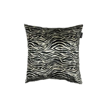 Coussin décoratif noir et blanc Zebra Art 45x45 1