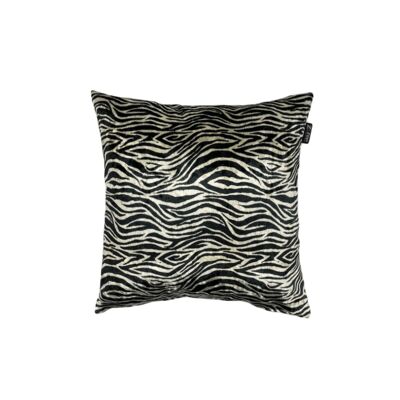 Dekoratives Kissen schwarz und weiß Zebra Art 45x45
