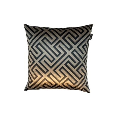 Dekokissen gold schwarz Sandy Velvet Geometric Art 45x45