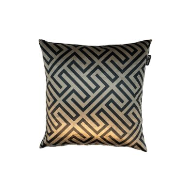 Decorative pillow gold black Sandy Velvet Geometric Art 45x45