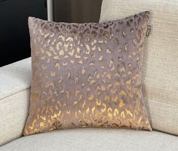 Coussin décoratif gold taupe Gold Flake 45x45 4