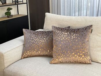 Coussin décoratif gold taupe Gold Flake 45x45 6