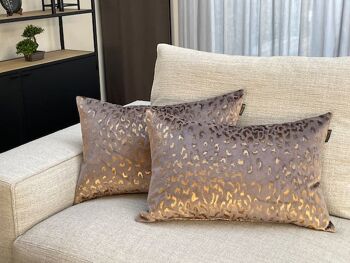 Coussin décoratif gold taupe Gold Flake 40x60 4