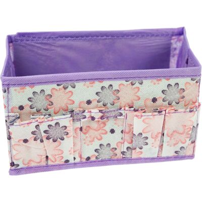 Organisateur Beauté Violet Dimensions : L 18 x P 10 x H 9 cm