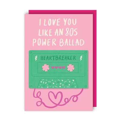 Pack de 6 tarjetas Power Ballad Love