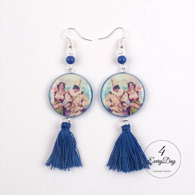 Earrings: Pulcinella