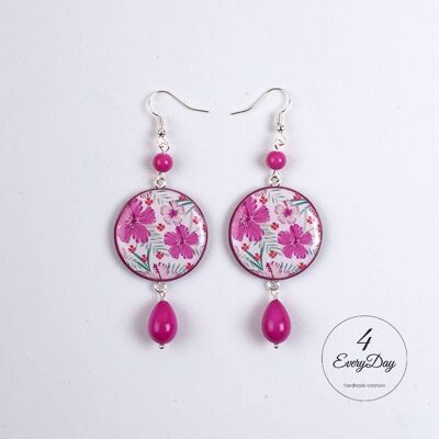 Earrings : Magnolias