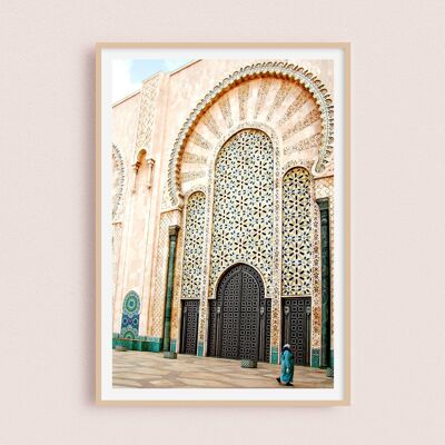 Poster / Fotografia - Moschea Hassan II | Casablanca Marocco 30x40cm