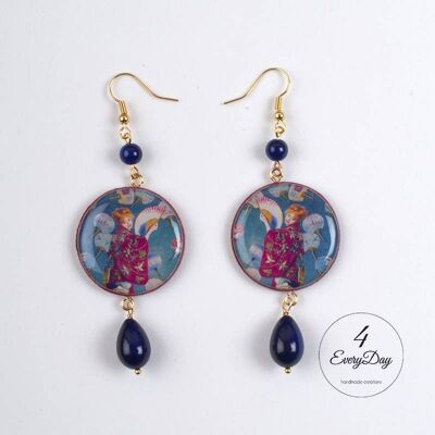 Earrings : Camille Monet with Japanese costume
