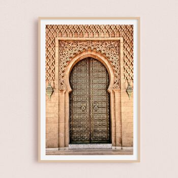 Affiche / Photographie - Porte Dorée | Rabat Maroc 30x40cm 1