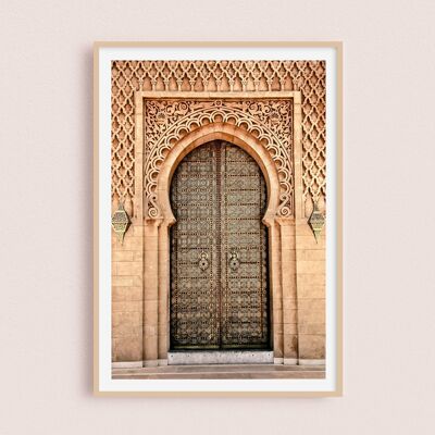 Póster / Fotografía - Puerta Dorada | Solapa Marruecos 30x40cm