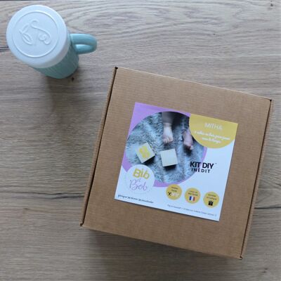 Kit DIY tendance : les 3 cubes étapes en bois pour les premiers mois et les premiers anniversaires de bébé, un cadeau de naissance ludique et durable