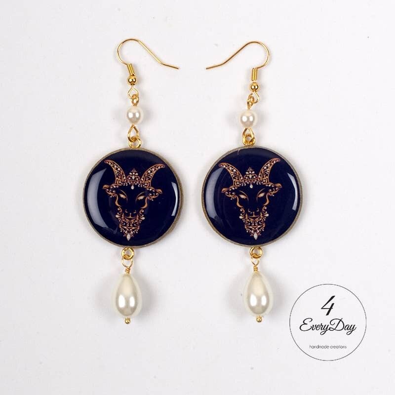 Orecchini : segno zodiacale Capricorno