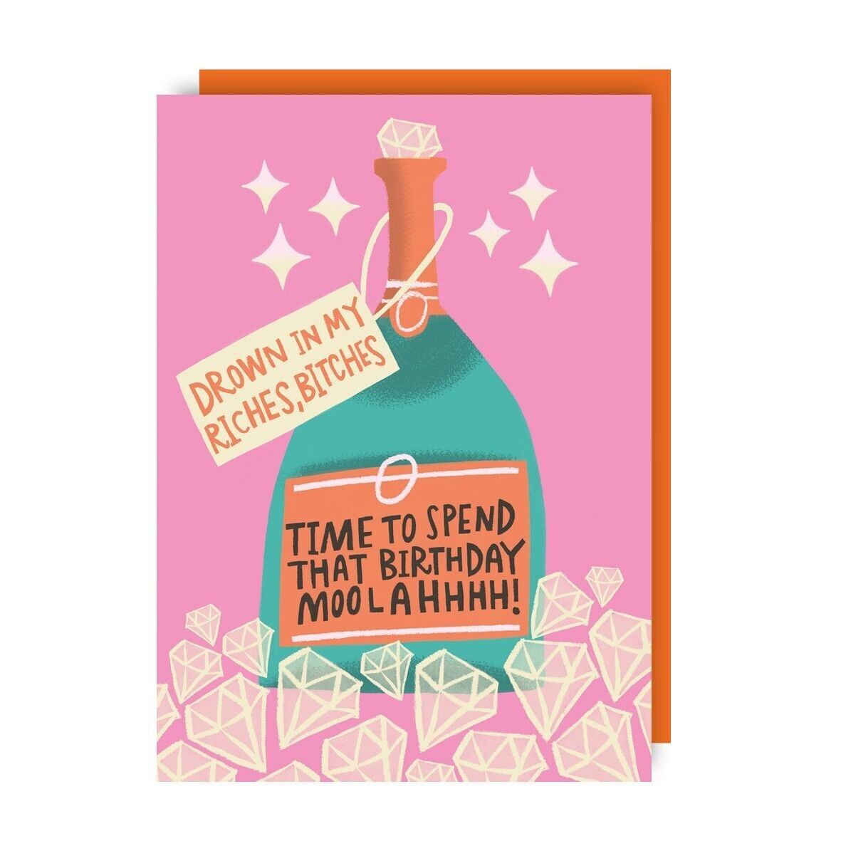 Confezione da 6 biglietti di compleanno Moolah