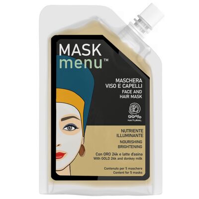 Maschera viso & Capelli Nutriente Illuminante