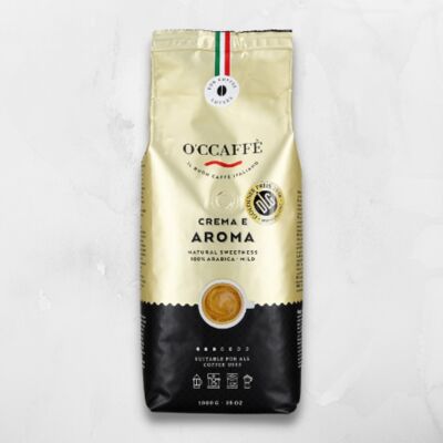 Roasted coffee beans 100% arabica - 1 kg