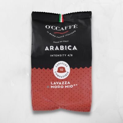 Arabica coffee capsules A Modo Mio compatibles