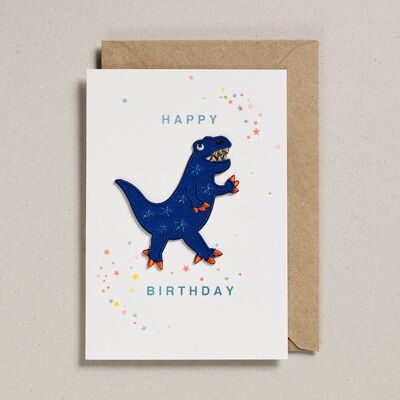 Patch Cards - Pack of 6 - Blue Dino