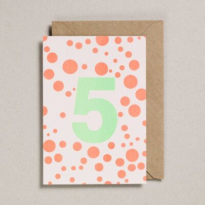 Riso Numbers - Pack of 6 - Age - 5