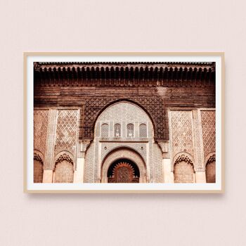 Affiche / Photographie - Mederssa Ben Youssef | Marrakech Maroc 30x40cm 1