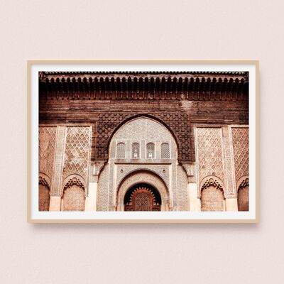 Affiche / Photographie - Mederssa Ben Youssef | Marrakech Maroc 30x40cm